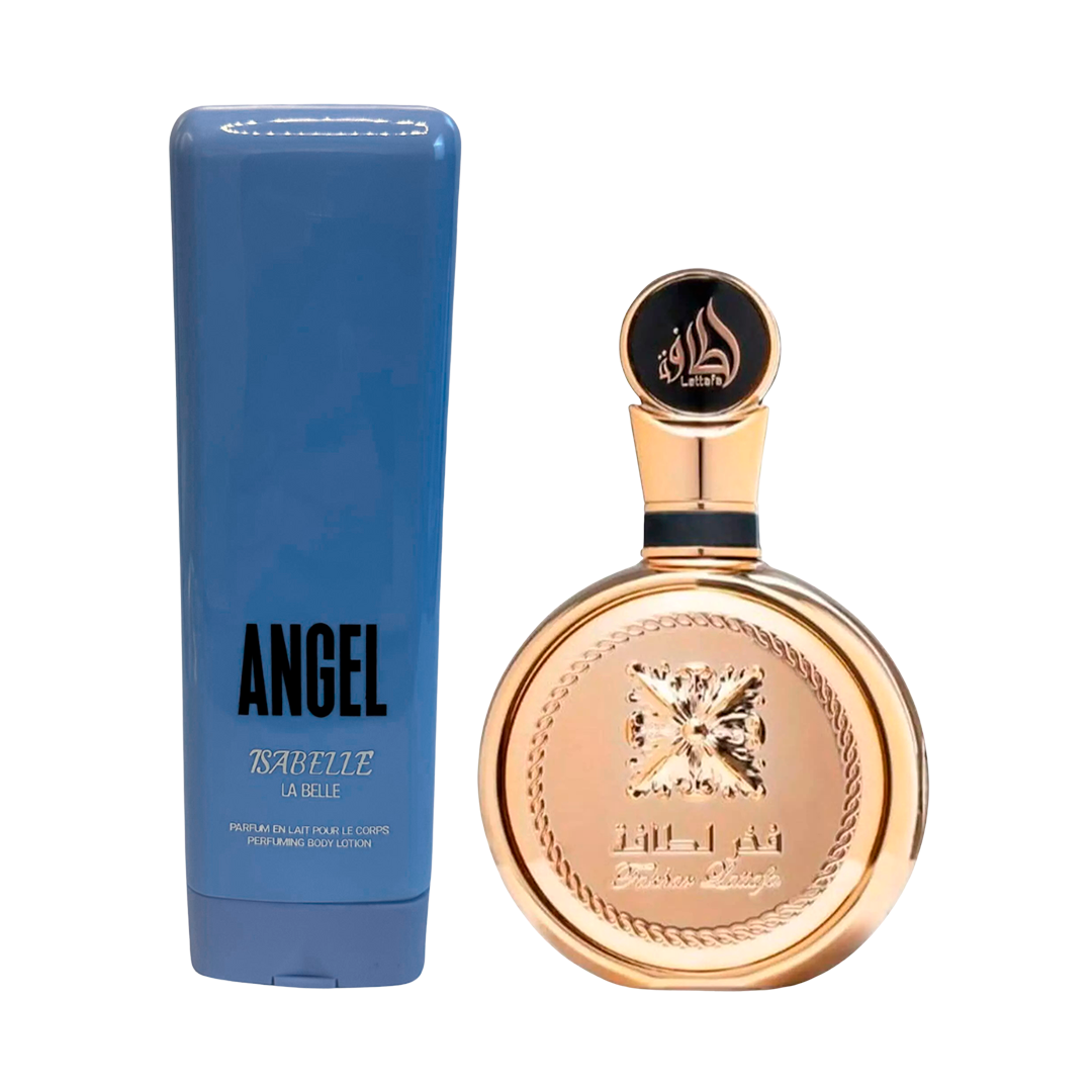 Hidratante Angel 200ml + Fakhar Gold 100ml