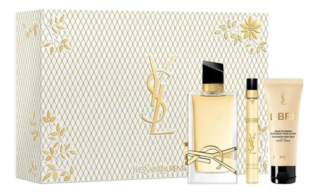 Kit YSL Libre Feminino – Perfume 90ml + Body Lotion 50ml + Miniatura 10ml