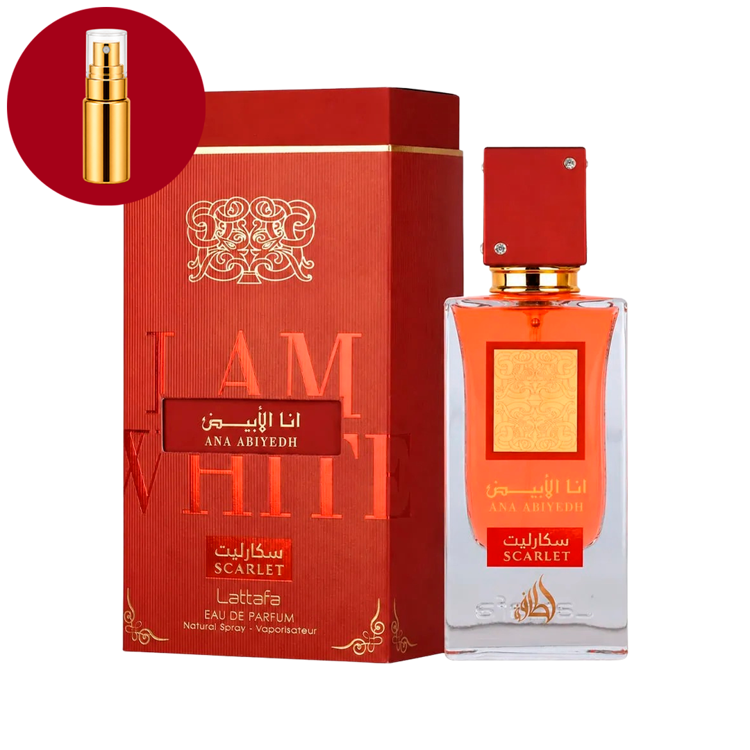 Decants - Ana Abiyedh Scarlet Lattafa