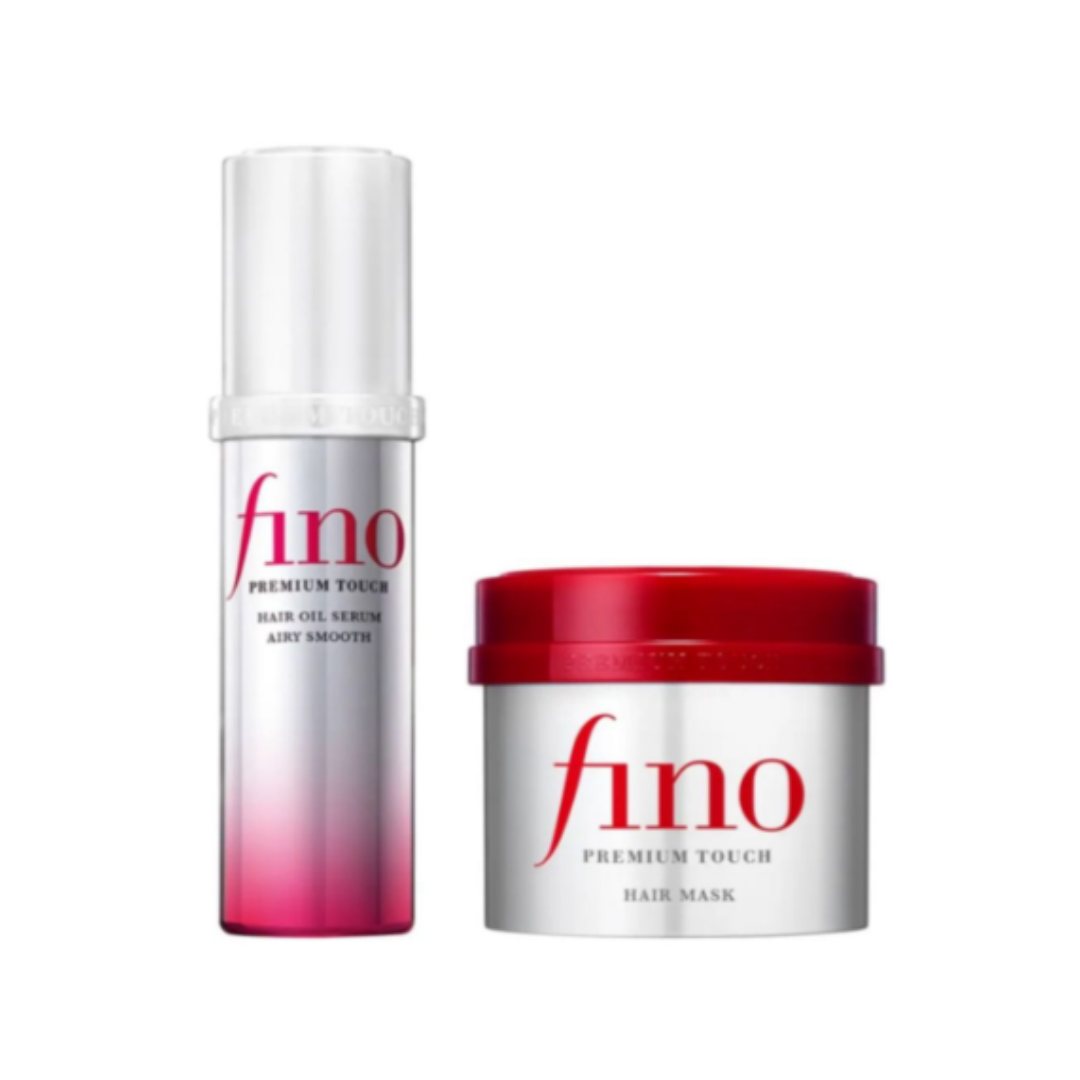 Máscara Capilar Fino Premium Touch 230g + Óleo Capilar Serum Airy Smooth 70ml