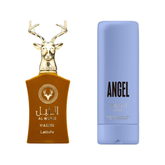 Al Noble Wazeer 100ml + Hidratante Angel 200ml