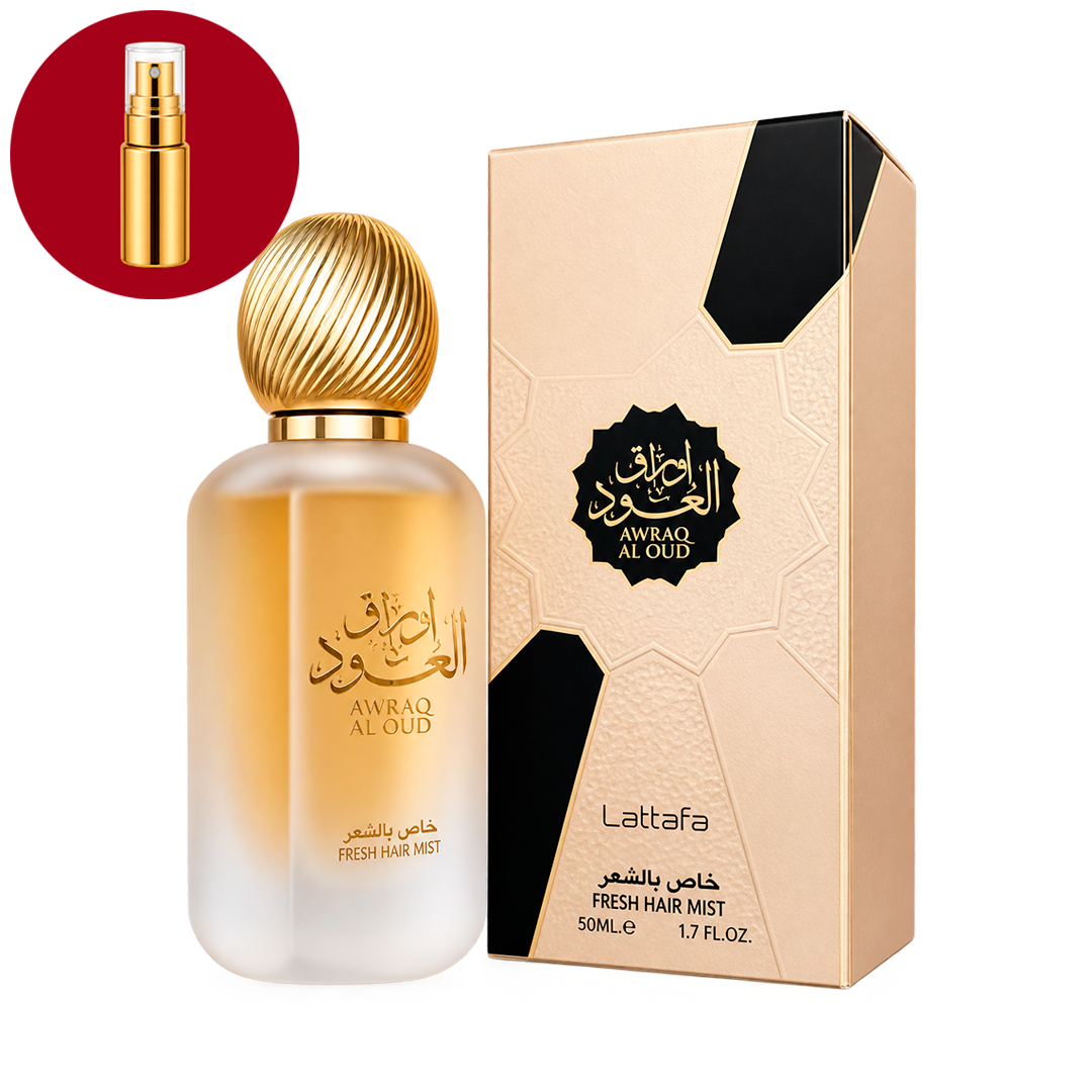 Decants - Awraq al Oud Lattafa Perfume de Cabelo