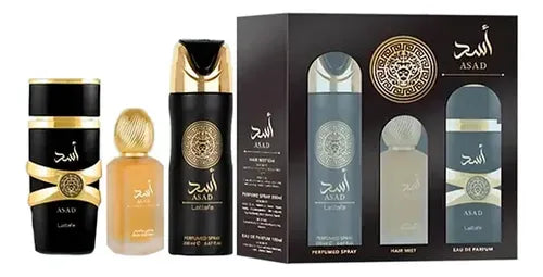 Kit Asad 100ml + Hair Mist 50ml + Asad Spray 200ml